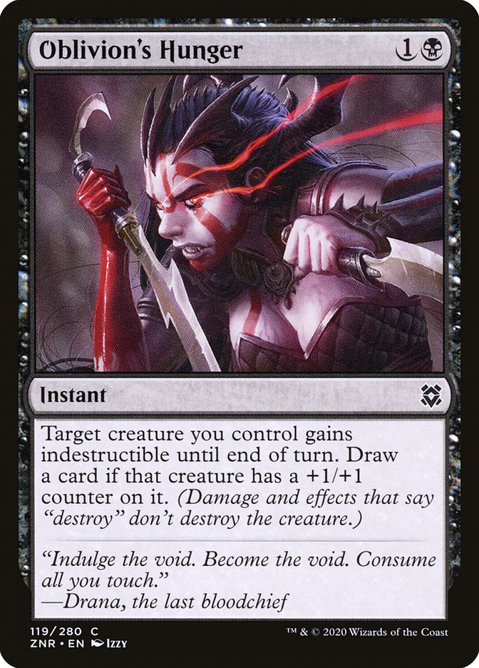 Oblivion's Hunger 119/280 (Zendikar Rising)  - Foil | Chromatic Games