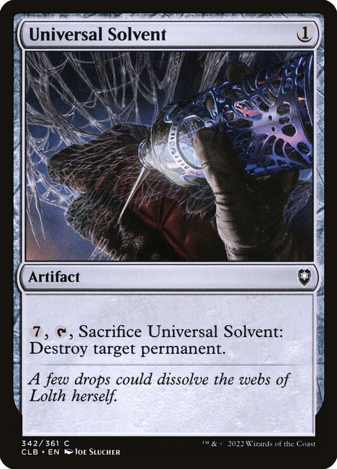 Universal Solvent 342 (Commander Legends: Battle for Baldur's Gate)  | Chromatic Games