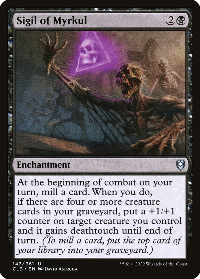 Sigil of Myrkul 147 (Commander Legends: Battle for Baldur's Gate)  - Foil | Chromatic Games