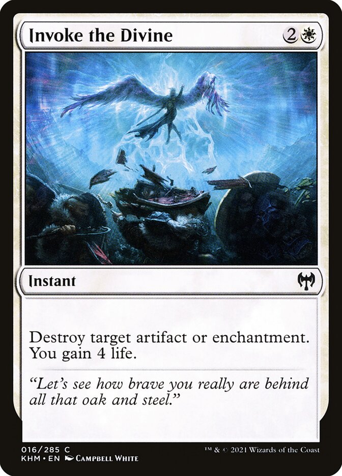 Invoke the Divine 16/285 (Kaldheim)  - Foil | Chromatic Games