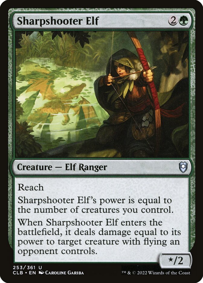Sharpshooter Elf 253 (Commander Legends: Battle for Baldur's Gate)  | Chromatic Games