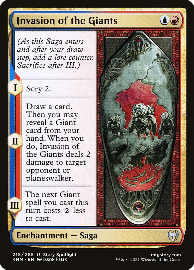 Invasion of the Giants 215/285 (Kaldheim)  - Foil | Chromatic Games