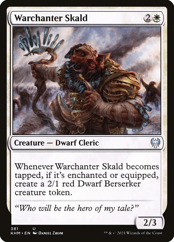 Warchanter Skald 381/285 (Kaldheim)  | Chromatic Games