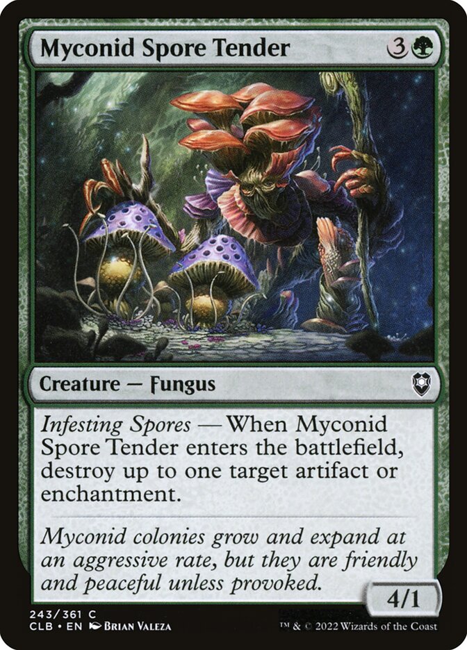 Myconid Spore Tender 243 (Commander Legends: Battle for Baldur's Gate)  | Chromatic Games