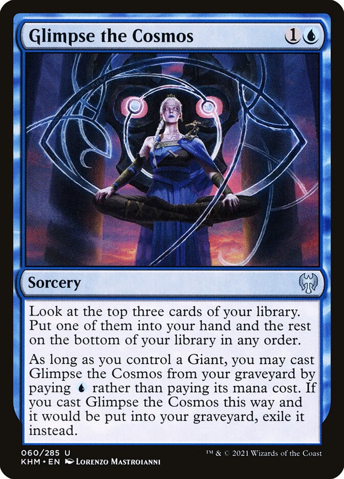 Glimpse the Cosmos 60/285 (Kaldheim)  | Chromatic Games