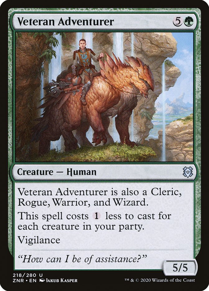 Veteran Adventurer 218/280 (Zendikar Rising)  | Chromatic Games