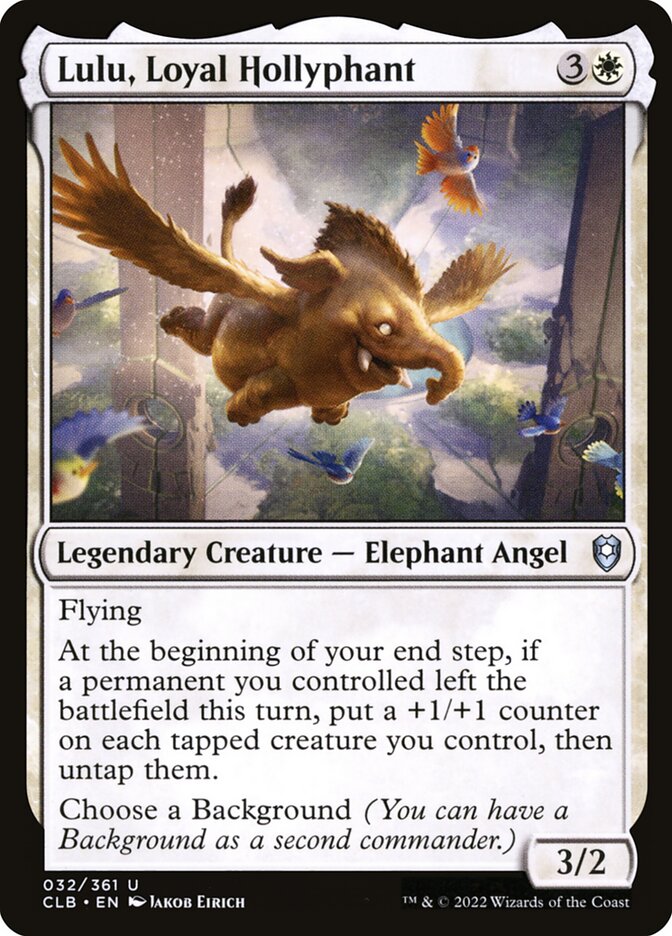 Lulu Loyal Hollyphant 32 (Commander Legends: Battle for Baldur's Gate)  | Chromatic Games