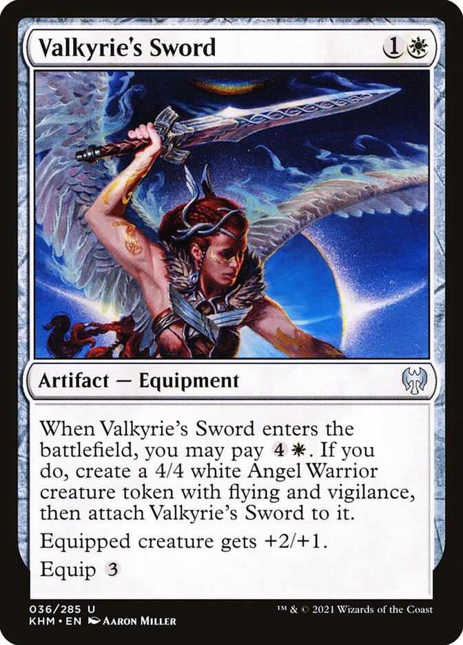 Valkyrie's Sword 36/285 (Kaldheim)  | Chromatic Games