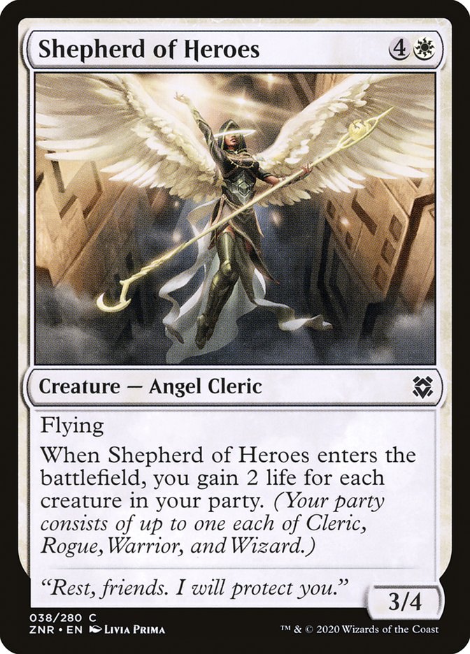Shepherd of Heroes 38/280 (Zendikar Rising)  | Chromatic Games