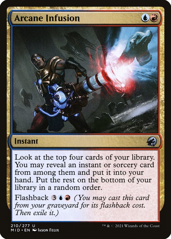 Arcane Infusion 210/277 (Innistrad: Midnight Hunt)  - Foil | Chromatic Games