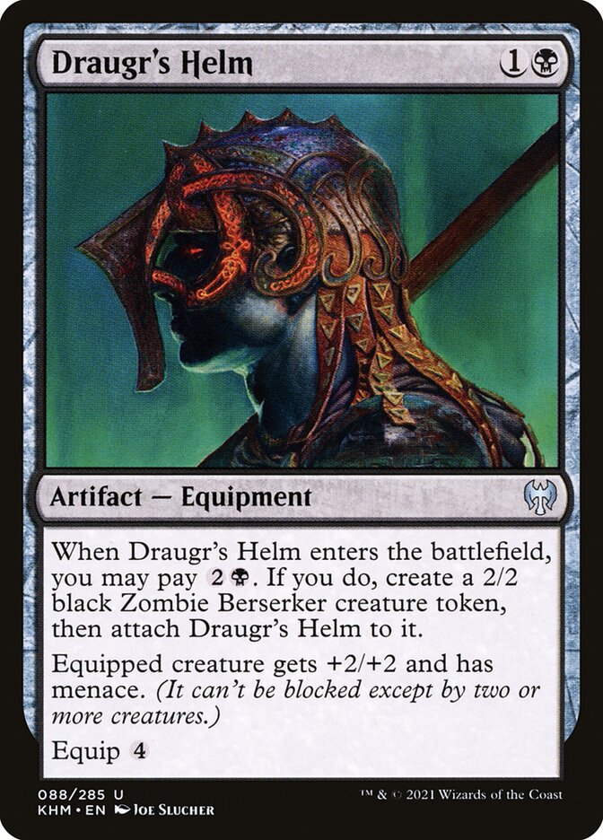 Draugr's Helm 88/285 (Kaldheim)  - Foil | Chromatic Games