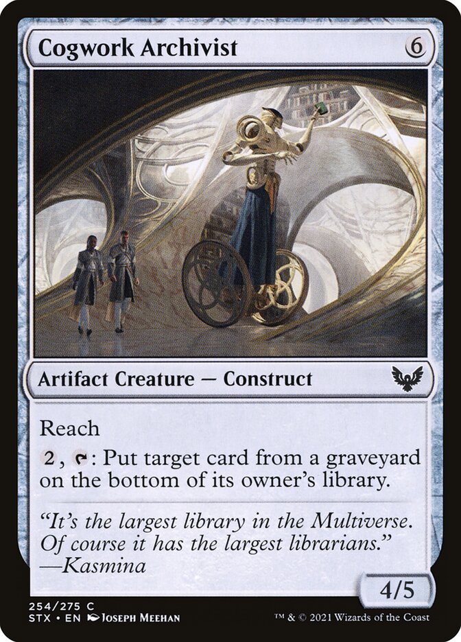 Cogwork Archivist 254 (Strixhaven: School of Mages)  - Foil | Chromatic Games