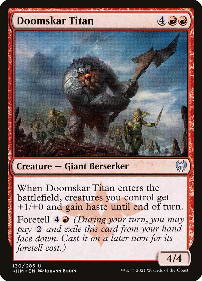 Doomskar Titan 130/285 (Kaldheim)  | Chromatic Games