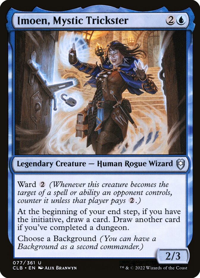 Imoen, Mystic Trickster 77 (Commander Legends: Battle for Baldur's Gate)  | Chromatic Games