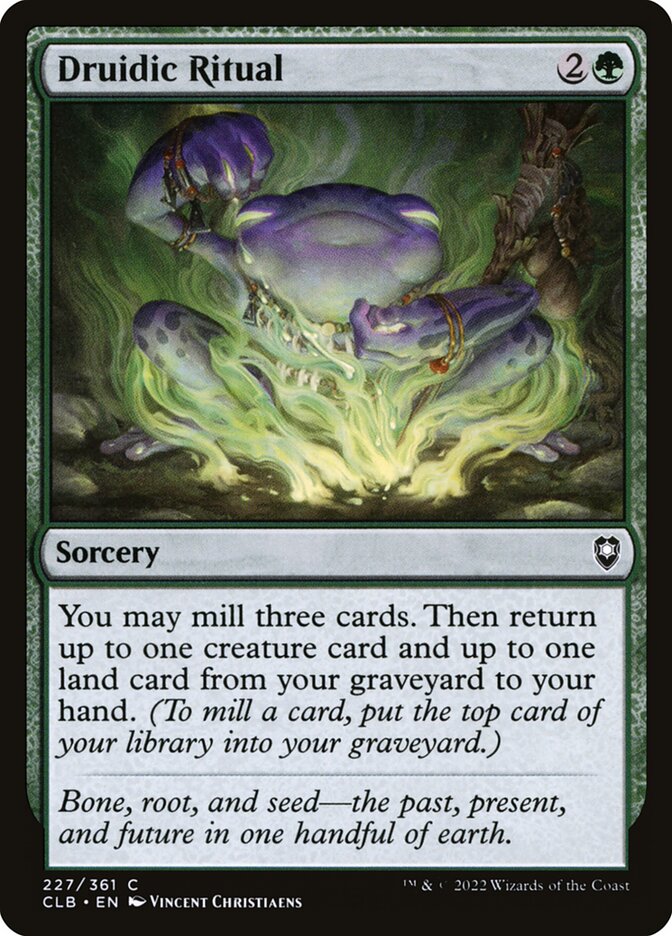 Druidic Ritual 227 (Commander Legends: Battle for Baldur's Gate)  - Foil | Chromatic Games