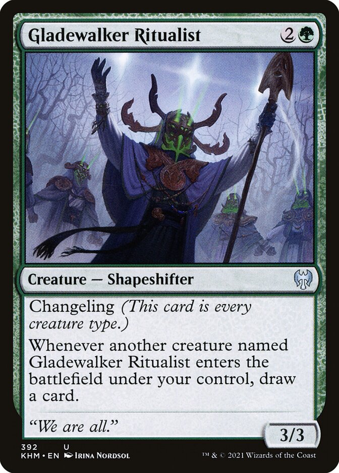 Gladewalker Ritualist 392/285 (Kaldheim)  | Chromatic Games