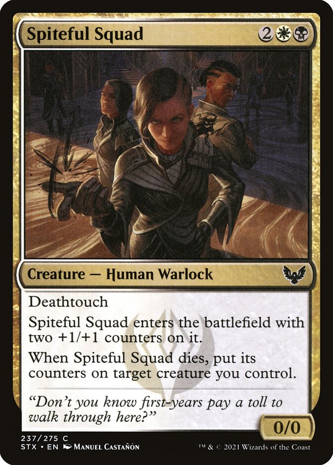 Spiteful Squad 237 (Strixhaven: School of Mages)  - Foil | Chromatic Games