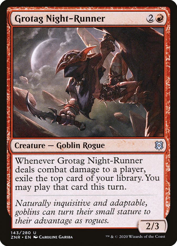 Grotag Night-Runner 143/280 (Zendikar Rising)  | Chromatic Games