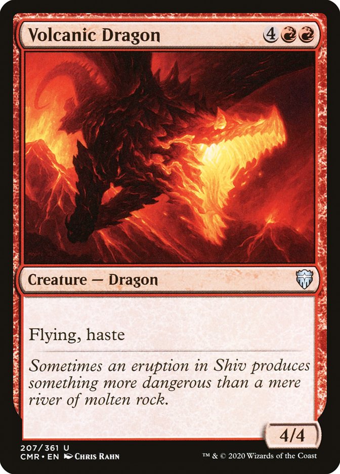 Volcanic Dragon 207 (Commander Legends)  | Chromatic Games