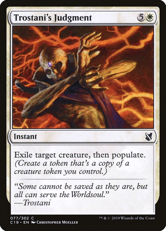 Trostani's Judgment 77/302 (Commander 2019)  | Chromatic Games