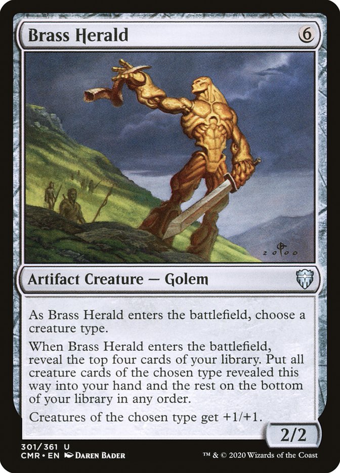 Brass Herald 301 (Commander Legends)  | Chromatic Games
