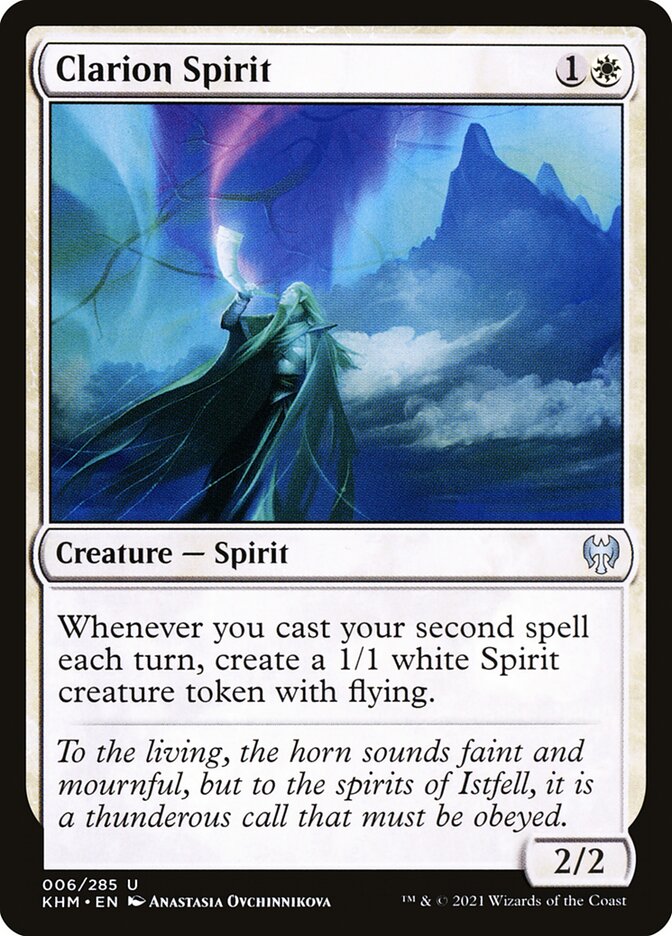 Clarion Spirit 6/285 (Kaldheim)  | Chromatic Games