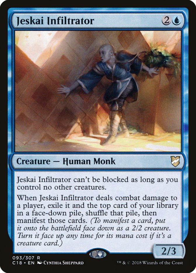 Jeskai Infiltrator 93/307 (Commander 2018)  | Chromatic Games
