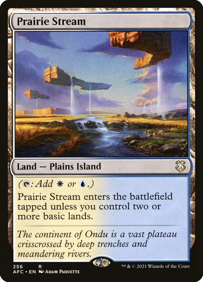 Prairie Stream 256/62 (Commander: Adventures in the Forgotten Realms)  | Chromatic Games