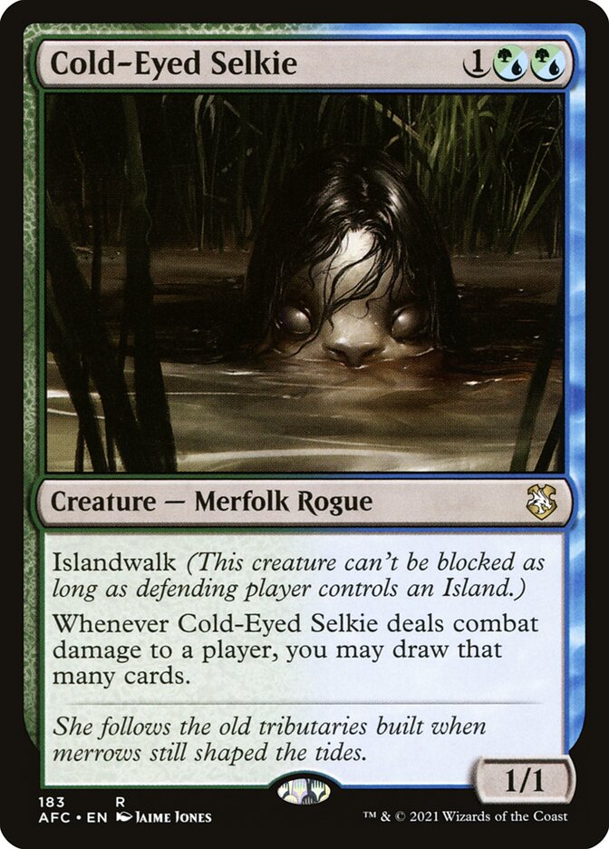 Cold-Eyed Selkie 183/62 (Commander: Adventures in the Forgotten Realms)  | Chromatic Games