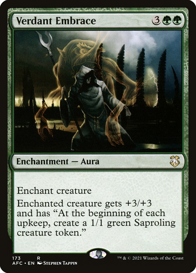Verdant Embrace 173/62 (Commander: Adventures in the Forgotten Realms)  | Chromatic Games
