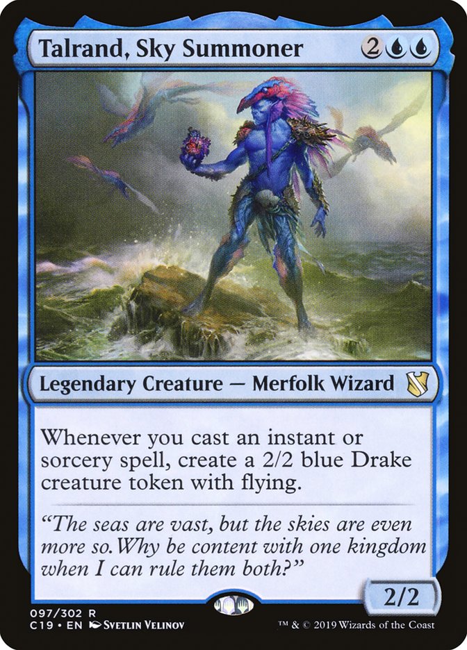 Talrand, Sky Summoner 97/302 (Commander 2019)  | Chromatic Games