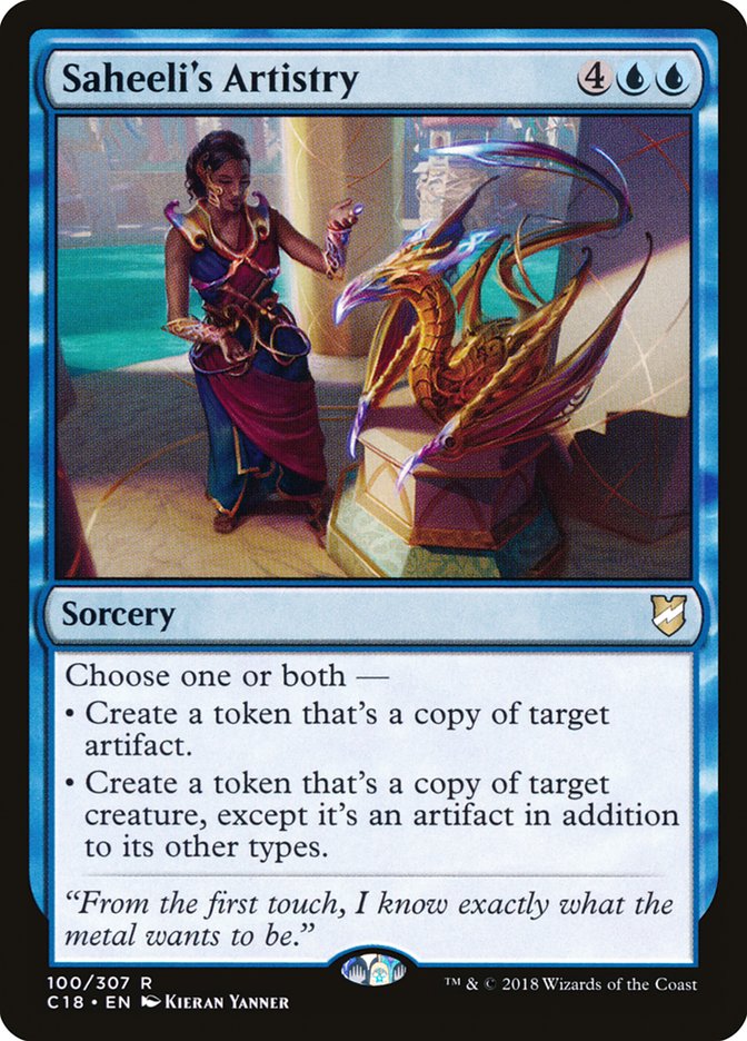 Saheeli's Artistry 100/307 (Commander 2018)  | Chromatic Games