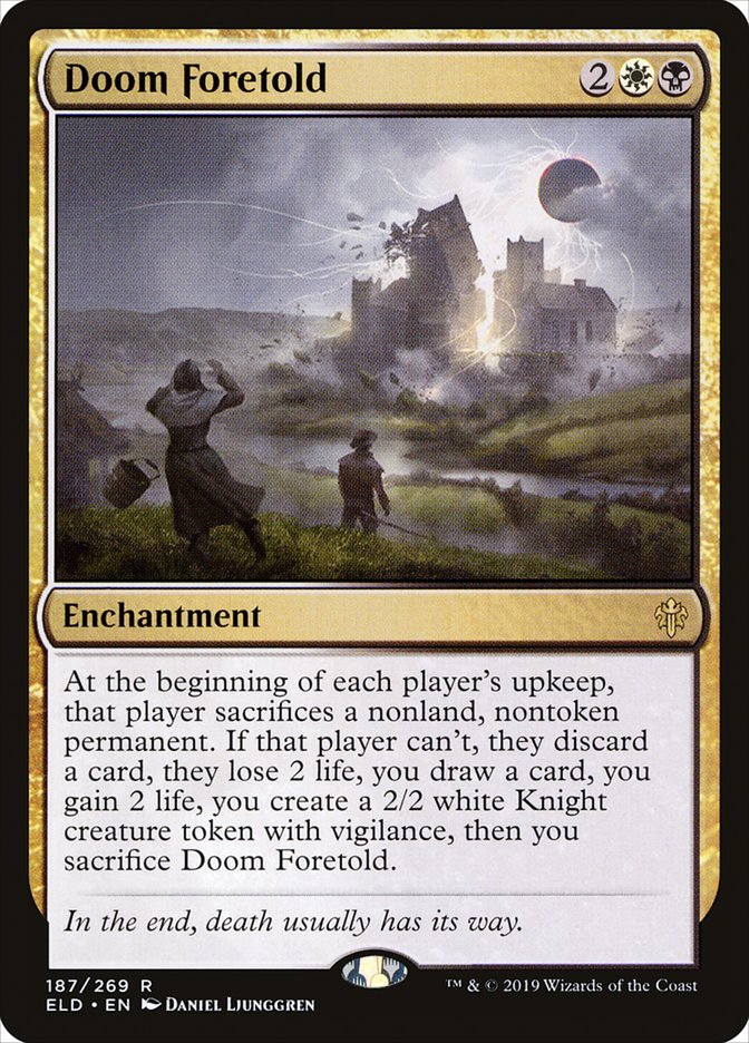 Doom Foretold 187 (Throne of Eldraine)  - Foil | Chromatic Games