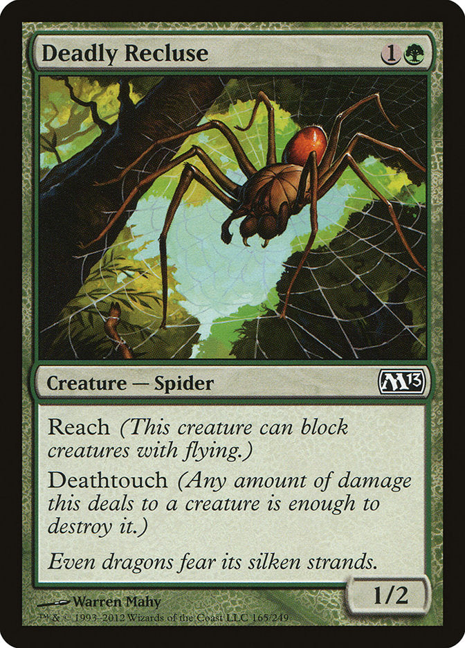 Deadly Recluse 165/249 (Magic 2013 (M13))  | Chromatic Games