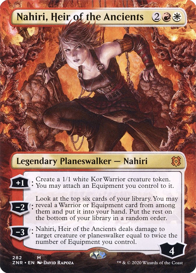 Nahiri, Heir of the Ancients 282/280 (Zendikar Rising)  - Borderless | Chromatic Games