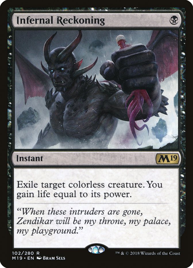 Infernal Reckoning 102/280 (Core Set 2019)  | Chromatic Games
