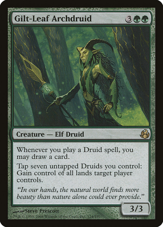 Gilt-Leaf Archdruid 124/150 (Morningtide)  | Chromatic Games