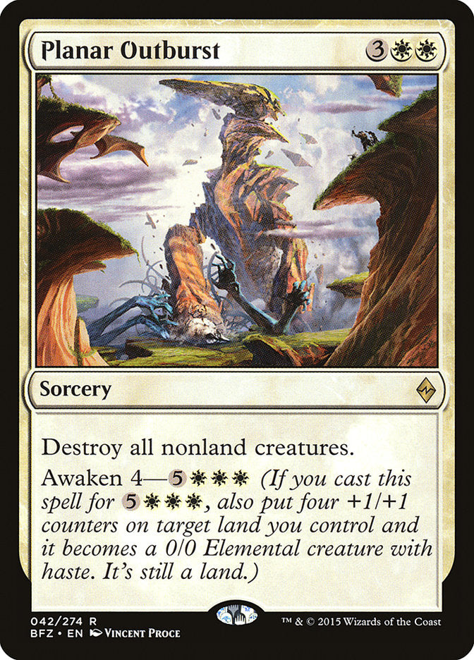 Planar Outburst 42/274 (Battle for Zendikar)  | Chromatic Games