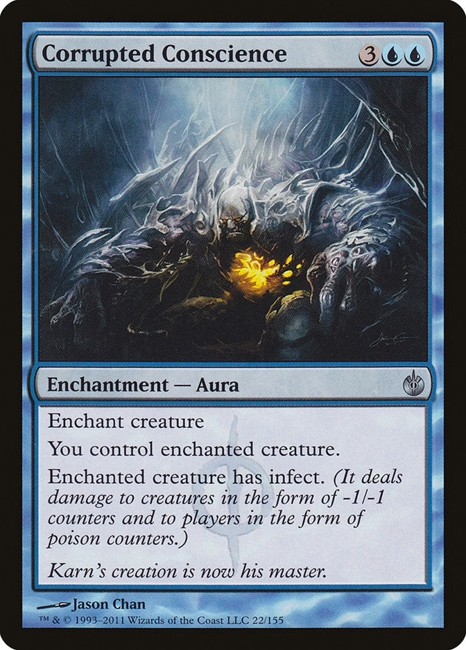 Corrupted Conscience 22/155 (Mirrodin Besieged)  | Chromatic Games