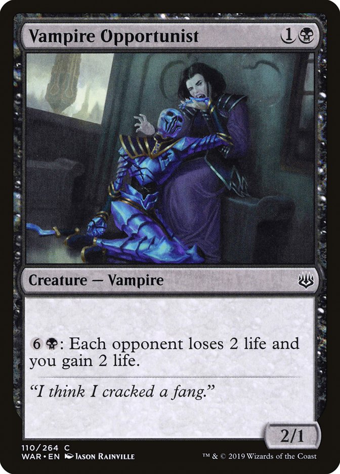 Vampire Opportunist 110/264 (War of the Spark)  | Chromatic Games