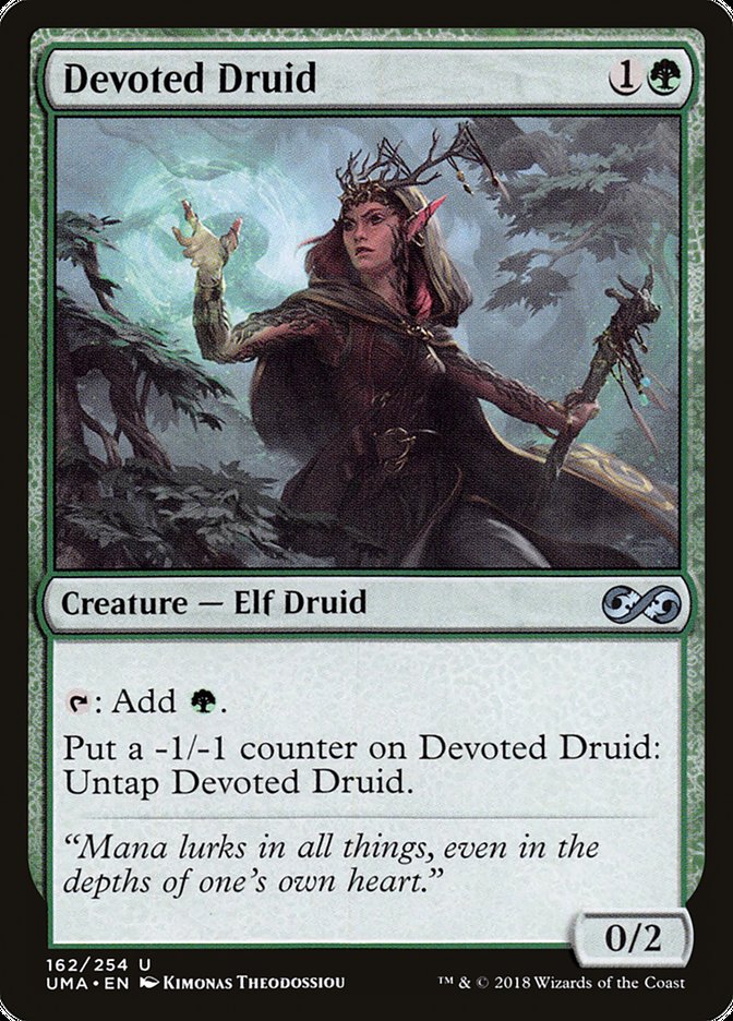 Devoted Druid 162/254 (Ultimate Masters)  | Chromatic Games