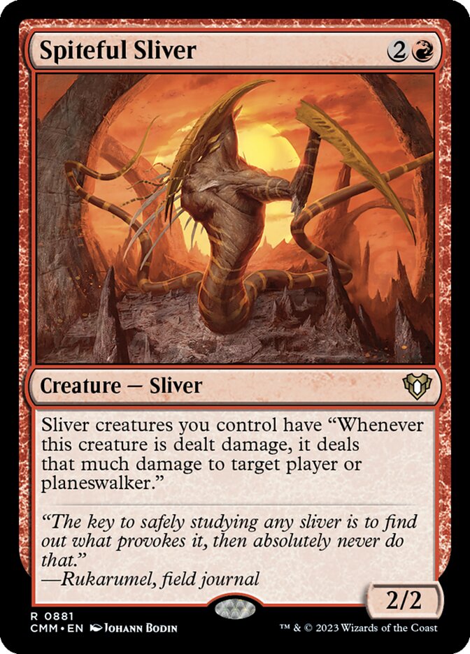 Spiteful Sliver 881/451 (Commander Masters)  | Chromatic Games