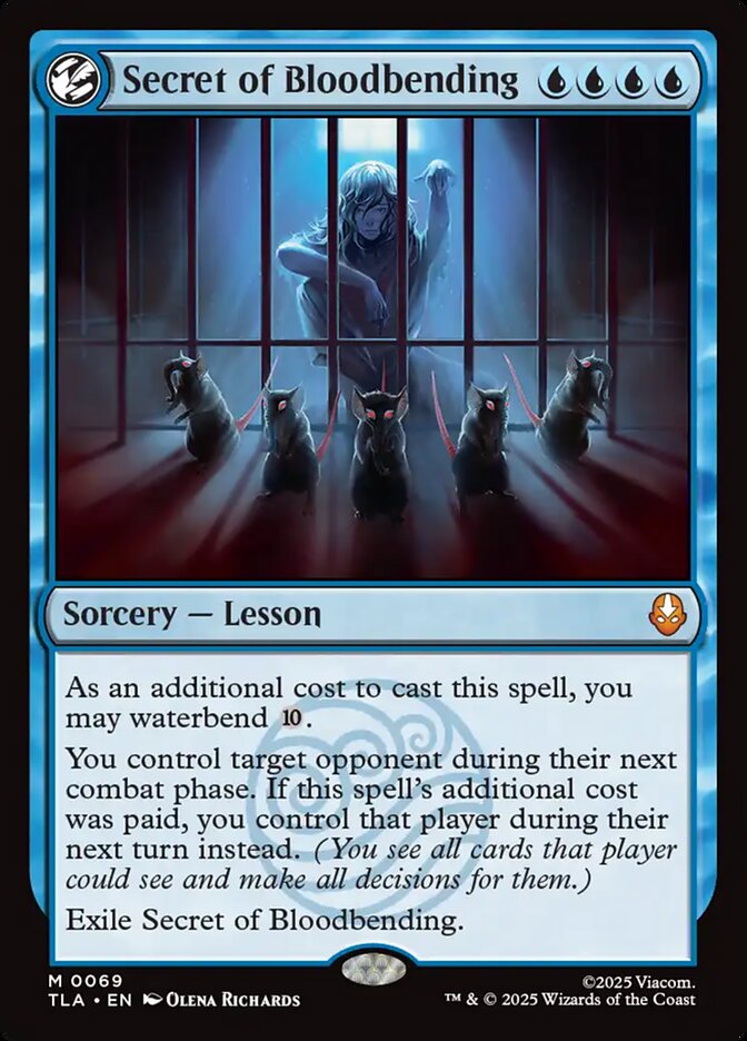 Secret of Bloodbending 69 (Avatar: The Last Airbender)  - Foil | Chromatic Games