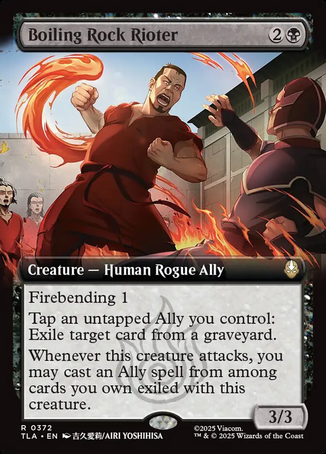 Boiling Rock Rioter  372/286 (Avatar: The Last Airbender)  - Extended Art Foil | Chromatic Games