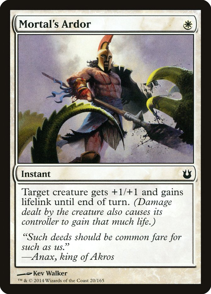 Mortal's Ardor 20/165 (Born of the Gods)  | Chromatic Games