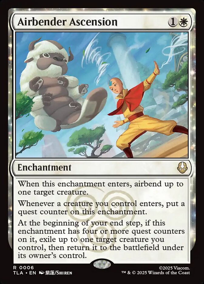 Airbender Ascension 6/286 (Avatar: The Last Airbender)  | Chromatic Games