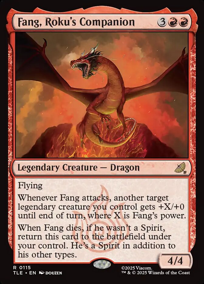 Fang, Roku's Companion 115/317 (Avatar: The Last Airbender: Eternal-Legal)  | Chromatic Games