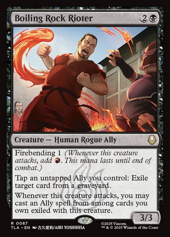 Boiling Rock Rioter 87 (Avatar: The Last Airbender)  - Foil | Chromatic Games