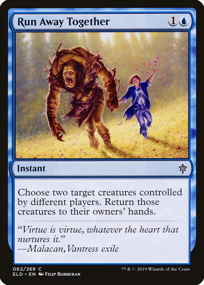 Run Away Together 62/269 (Throne of Eldraine)  | Chromatic Games