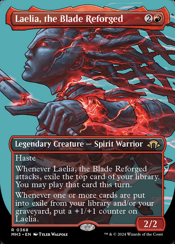 Laelia, the Blade Reforged 368 (Modern Horizons 3)  - Borderless | Chromatic Games